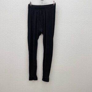 Minus 33 Black Merino Wool Black Baselayer Pants Mens size Large Tall